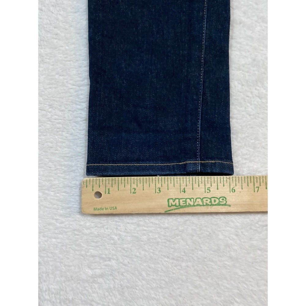 Uniqlo Mens Slim Fit Selvedge Jeans Indigo Blue Stretch 31x32 321-160114 - Picture 3 of 11
